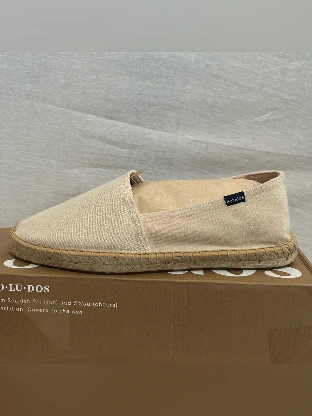 Soludos Original Espadrille Undyed Natural Canvas